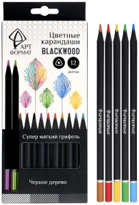 Карандаши 12цв Blackwood трехгранные