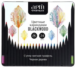 Карандаши 24цв Blackwood трехгранные