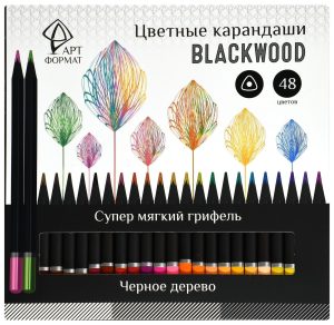Карандаши 48цв Blackwood трехгранные