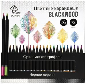 Карандаши 72цв Blackwood трехгранные