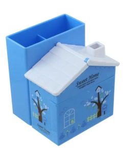 Подставка под канцелярские принадлежности Домик (синий)