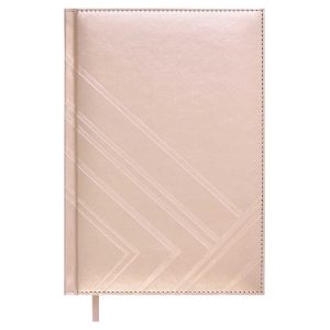 Ежедневник А5 160л Кожзам САРИФ ЭКОНОМ ЗОЛОТИСТО-БЕЖЕВЫЙ