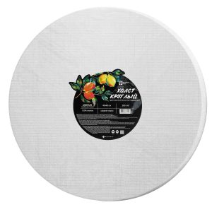 Холст 40х40см на подрамнике круглый Лимоны