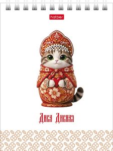 Блокнот А6 40л гребень Дива дивная 6шт