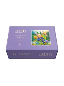 Краски Акриловые 6цв для стекла и керамики