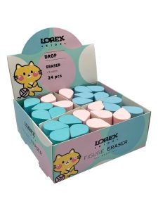 Ластик 27x20x50мм FIGURE DROP 24шт