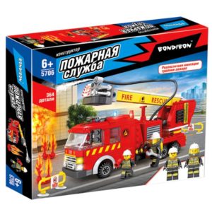 Конструктор 364дет Пожарная Служба. Пожарная машина