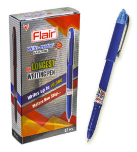 Ручка шариковая 0,6мм Flair Writo-Metr DX Синяя