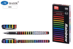 Ручка гелевая 0,5мм Черная Rainbow