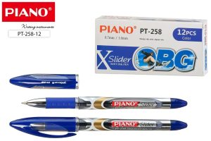 Ручка масляная 0,7мм синяя Piano Slider