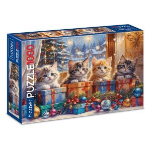 Пазлы 1000эл Premium Котята с подарками