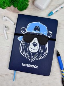 Записная книжка А6 96л Медведь