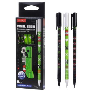Набор ручек Пиши-стирай 0,6мм 6шт Моя игра/Pixel Boom