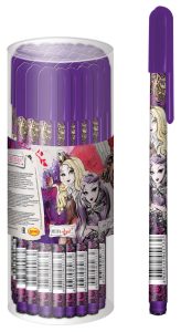 Ручка гелевая Черная 10шт Ever After High