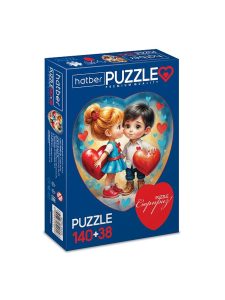 Пазлы 140+38эл 2 картинки в 1 коробке Два сердца -Нежный возраст