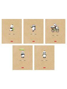 Тетрадь 48л клетка Panda_Book 5шт/5 дизайнов