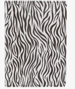 Ежедневник А6 176л ZEBRA зебра, с цветным срезом Ляссе