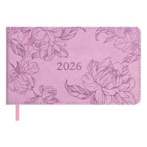 Еженедельник датированный 2026 150х87мм 64л ВИННЕР ЛИЛОВЫЙ